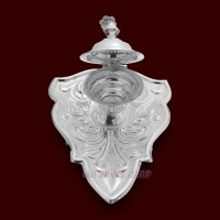 Silver Designer Container Lid for Kumkum Sindoor